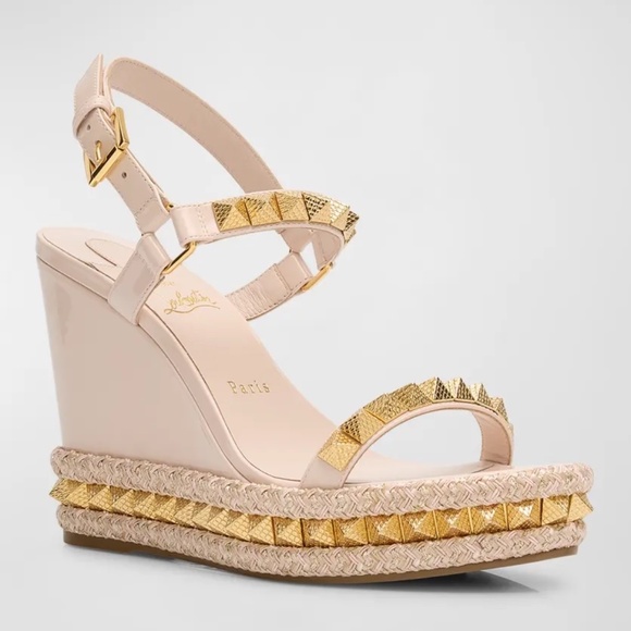 Authentic Christian Louboutin Wedges - Picture 1 of 5